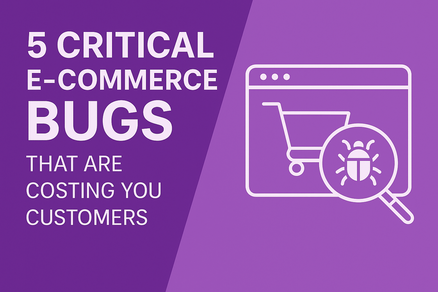 5 Critical Bugs That Are Costing You Customers
